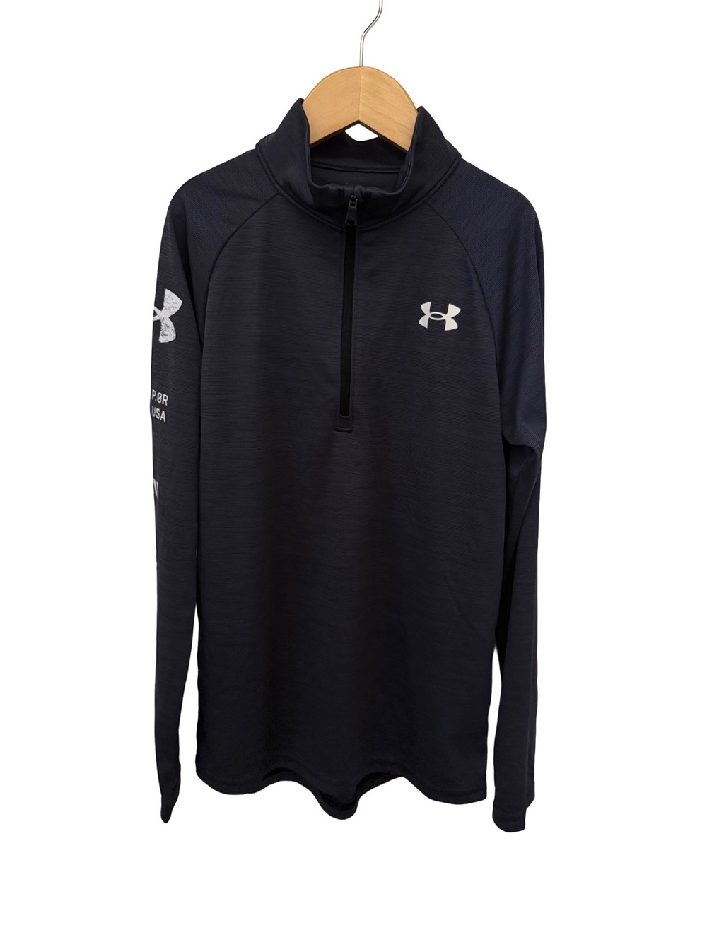 Under Armour Navy Blue Quarter-Zip Performance Pullover